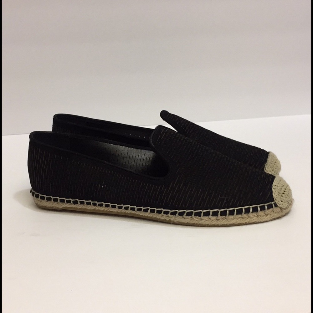Vince Camuto Black Net Soft Espadrilles Size 9 - image 1